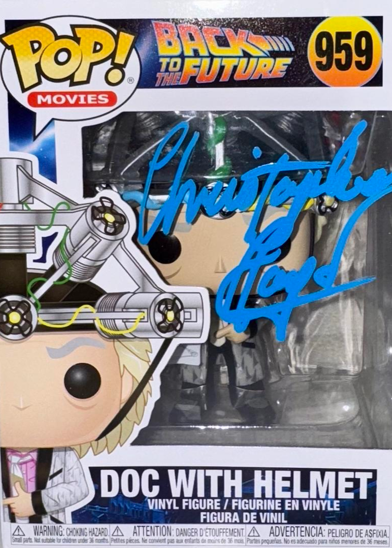 Christopher Lloyd Signed Funko Pop #959 "Doc Brown" (Back To The Future) - Beckett COA #02